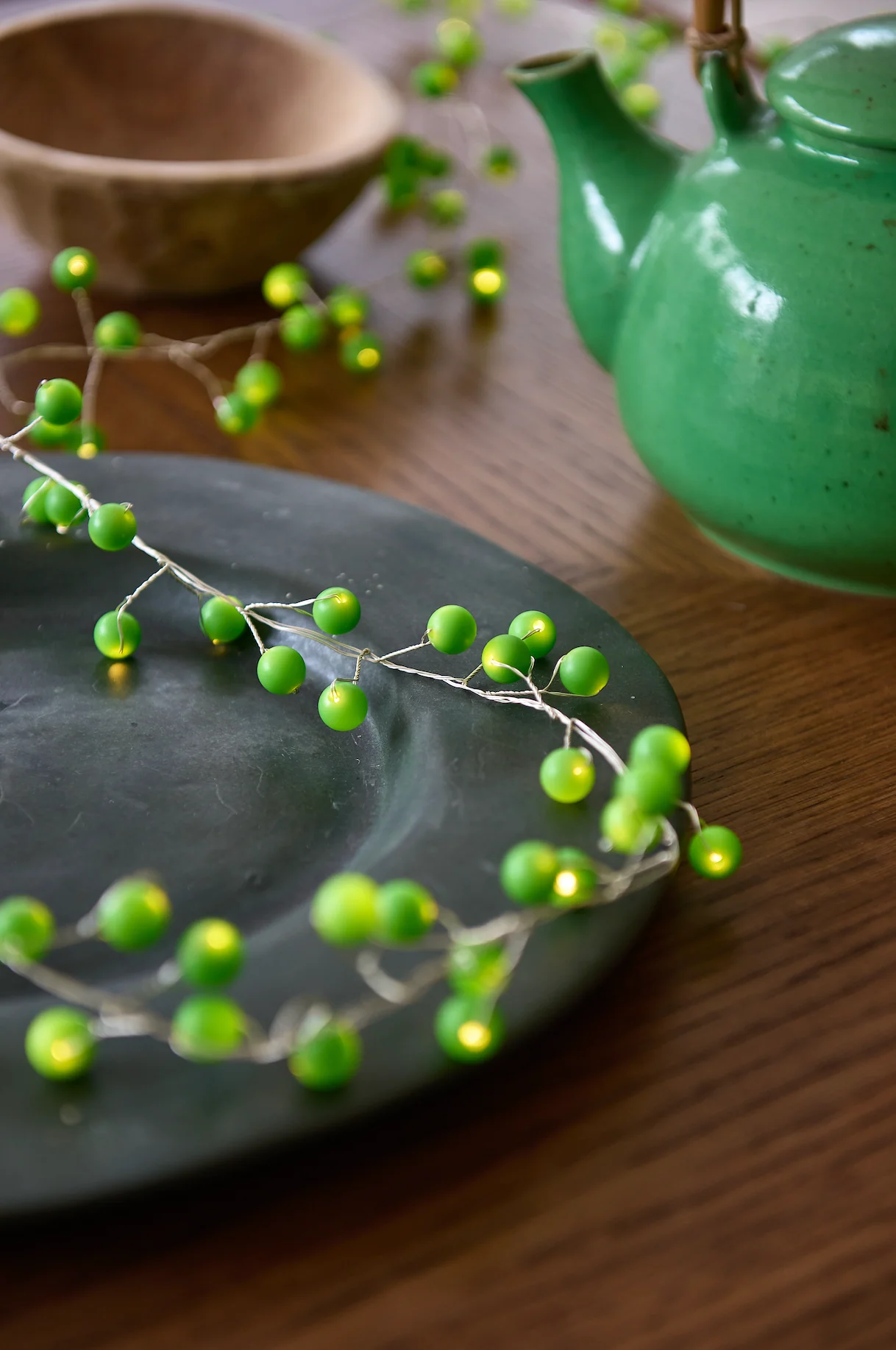 Snowberry LED Fairy Lights, Green(Battery Operated) - Image 3