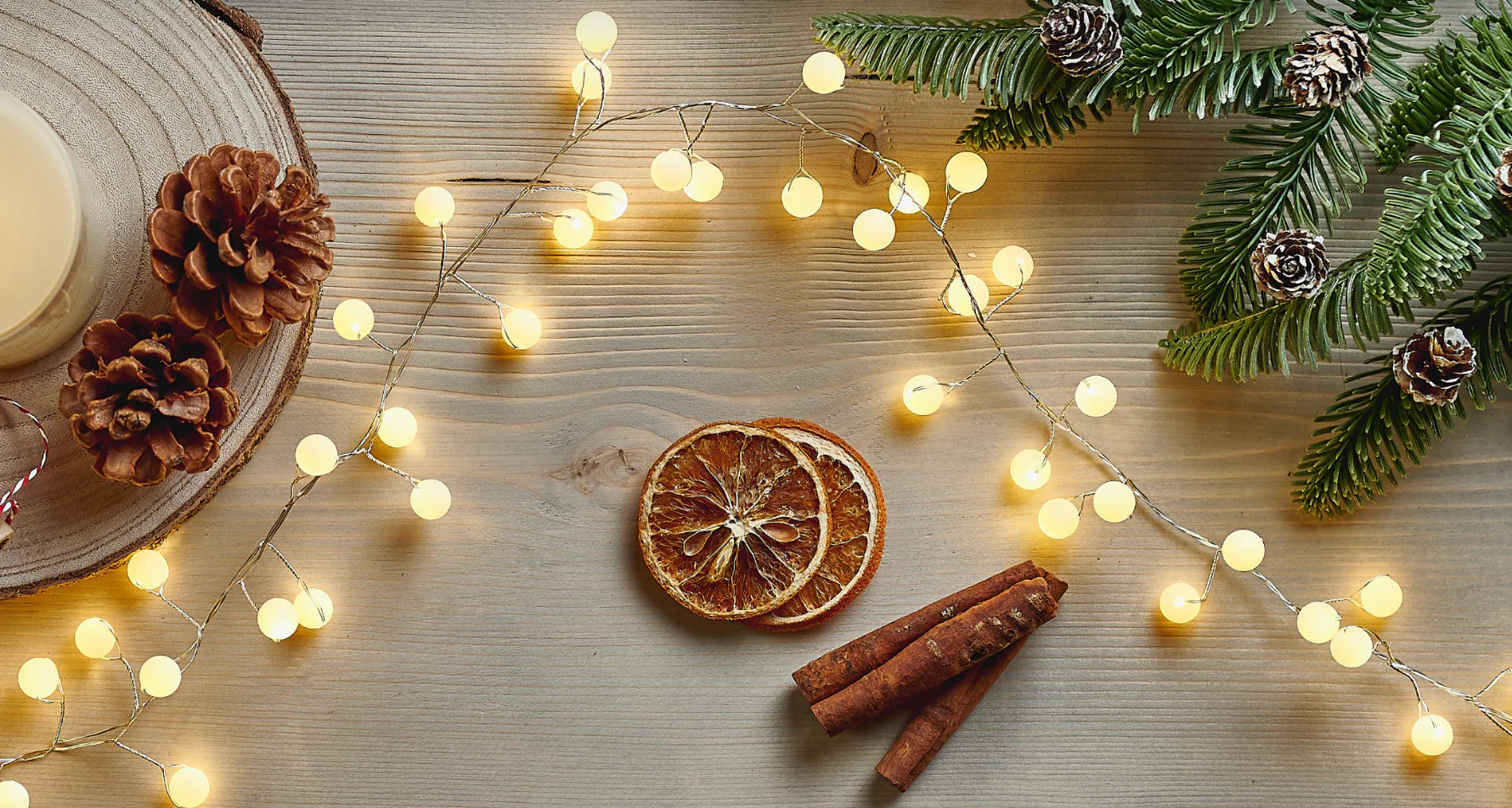 Snowberry LED Fairy Lights,White (Battery Operated) - Image 5