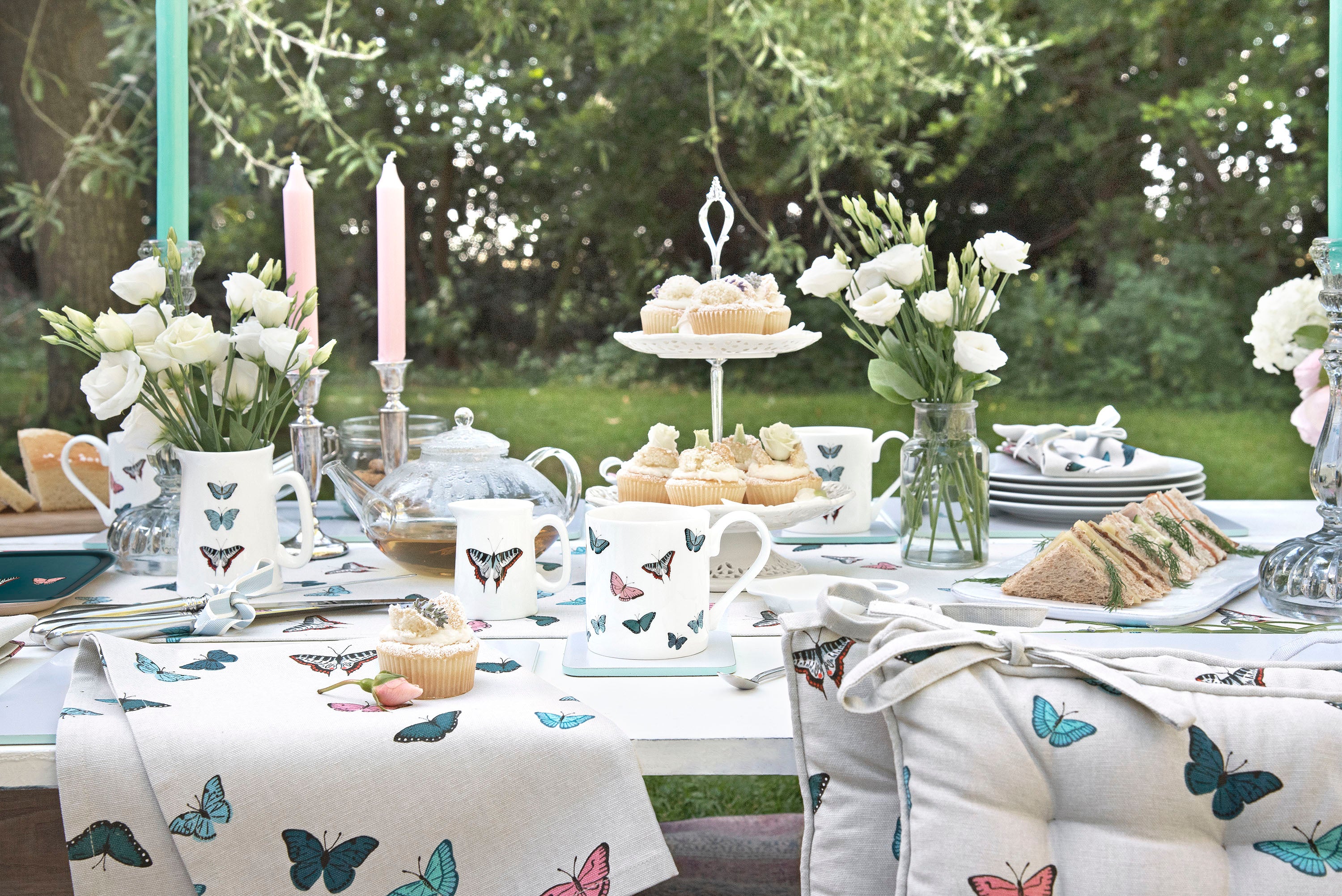 Sophie Allport Large Mug, Butterflies - Image 4