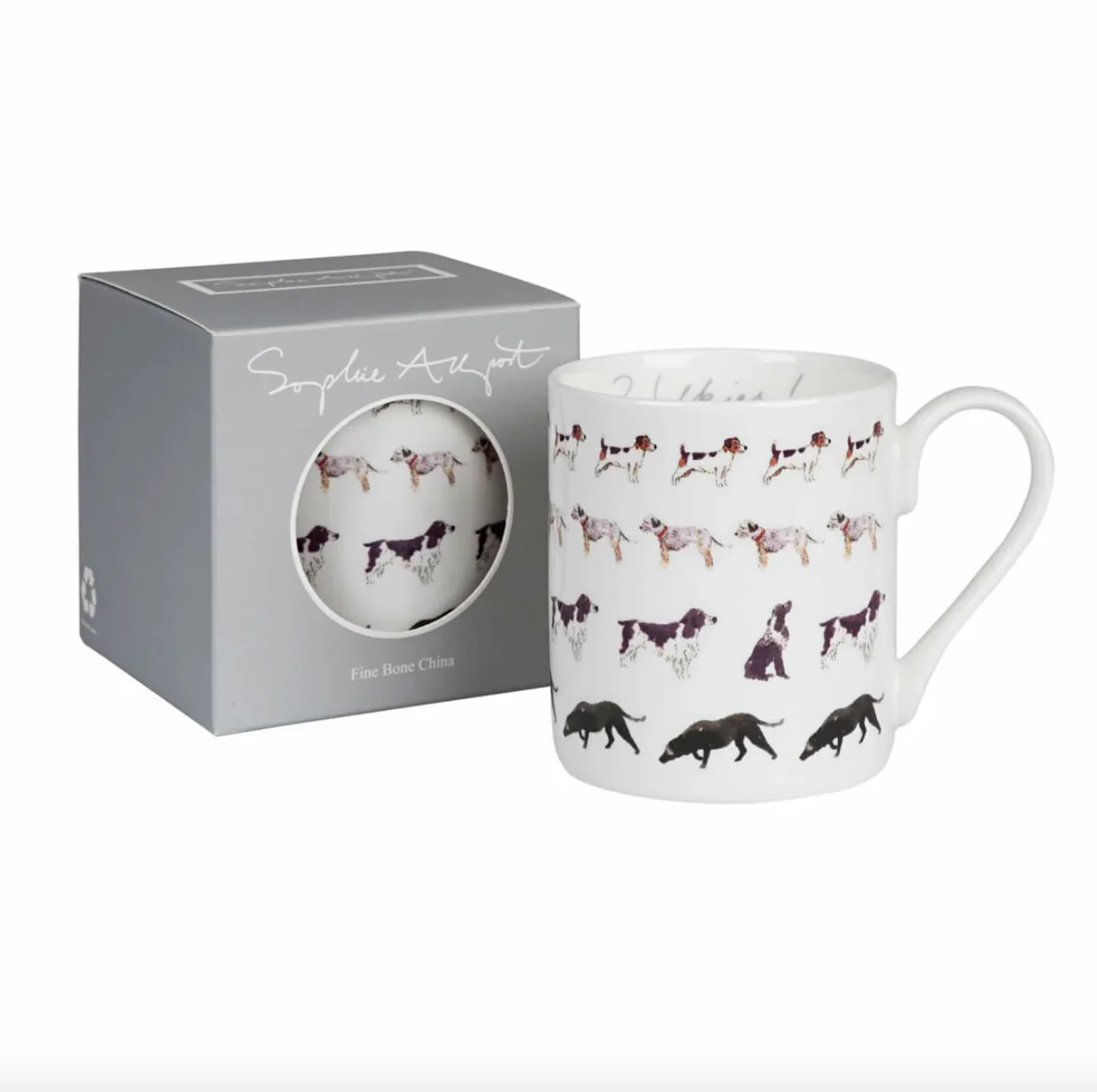 Sophie Allport Large Mug, Walkies - Image 2