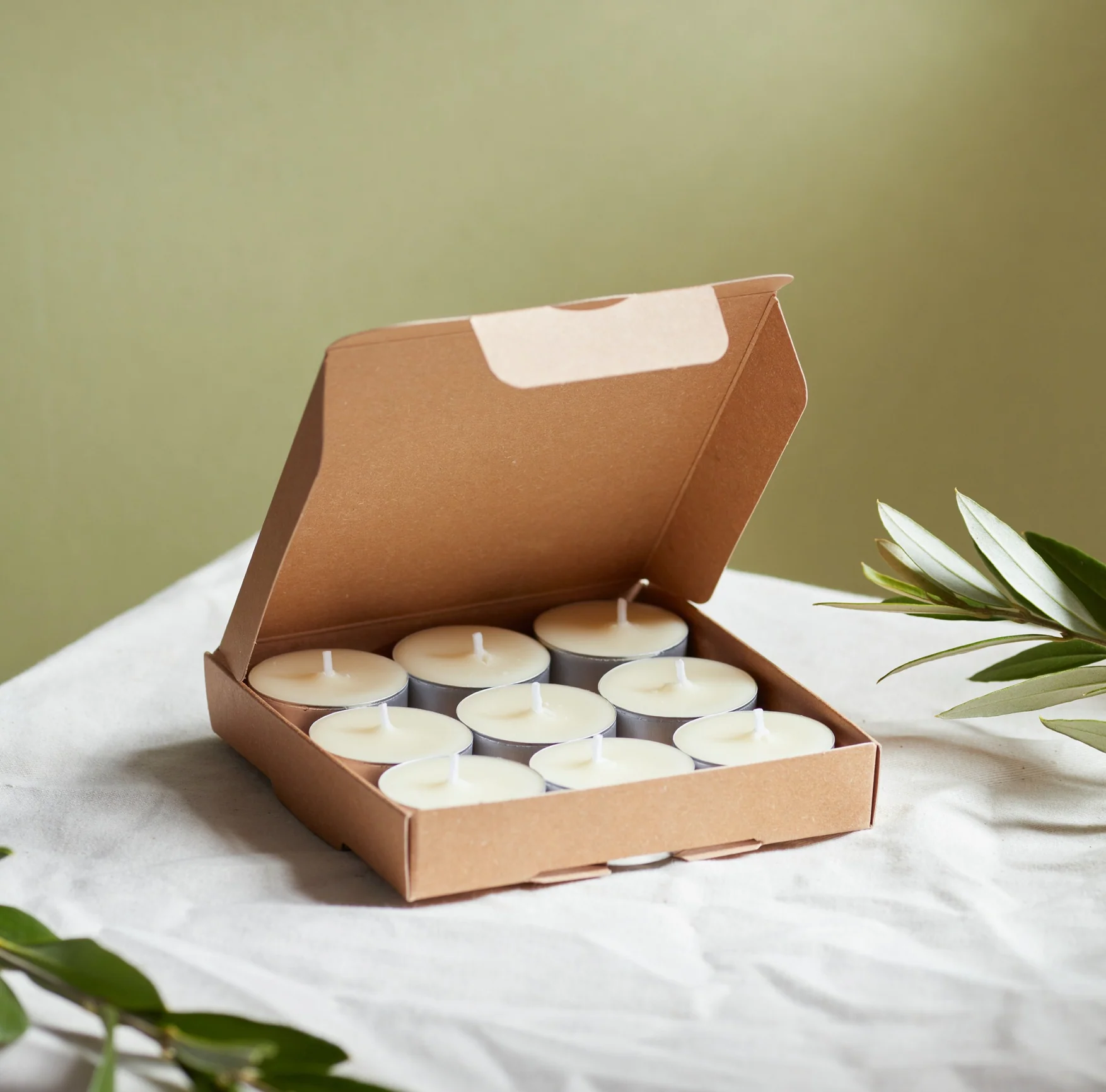 St Eval Bergamot & Nettle Scented Tealights, (Set Of 9) - Image 3