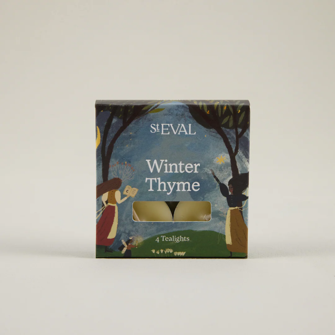 St Eval Christmas Cottage Scented Tealight Gift Pack, Winter Thyme - Image 3