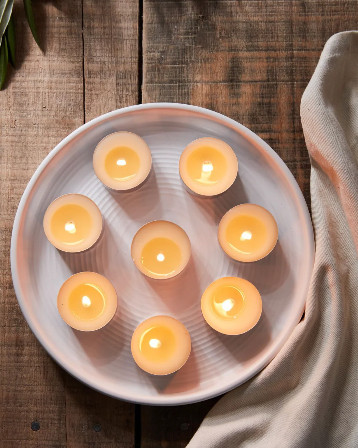 St Eval Fig Tree Scented Tealights, (Set Of 9) - Image 8