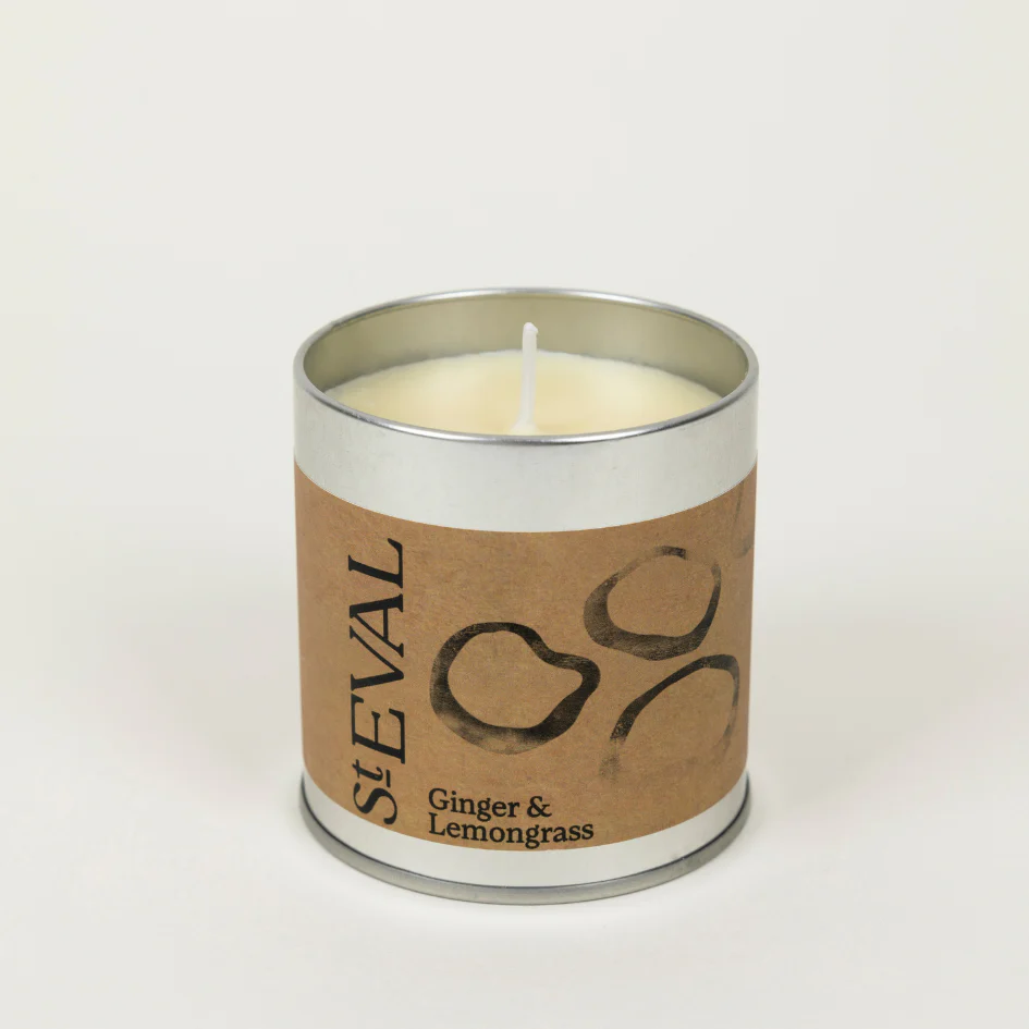 St Eval Ginger & Lemongrass Scented Tin Candle - Image 2