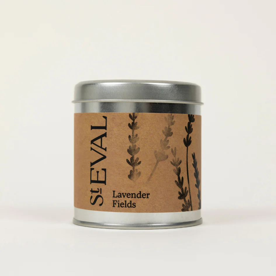 St Eval Lavender Fields Scented Tin Candle
