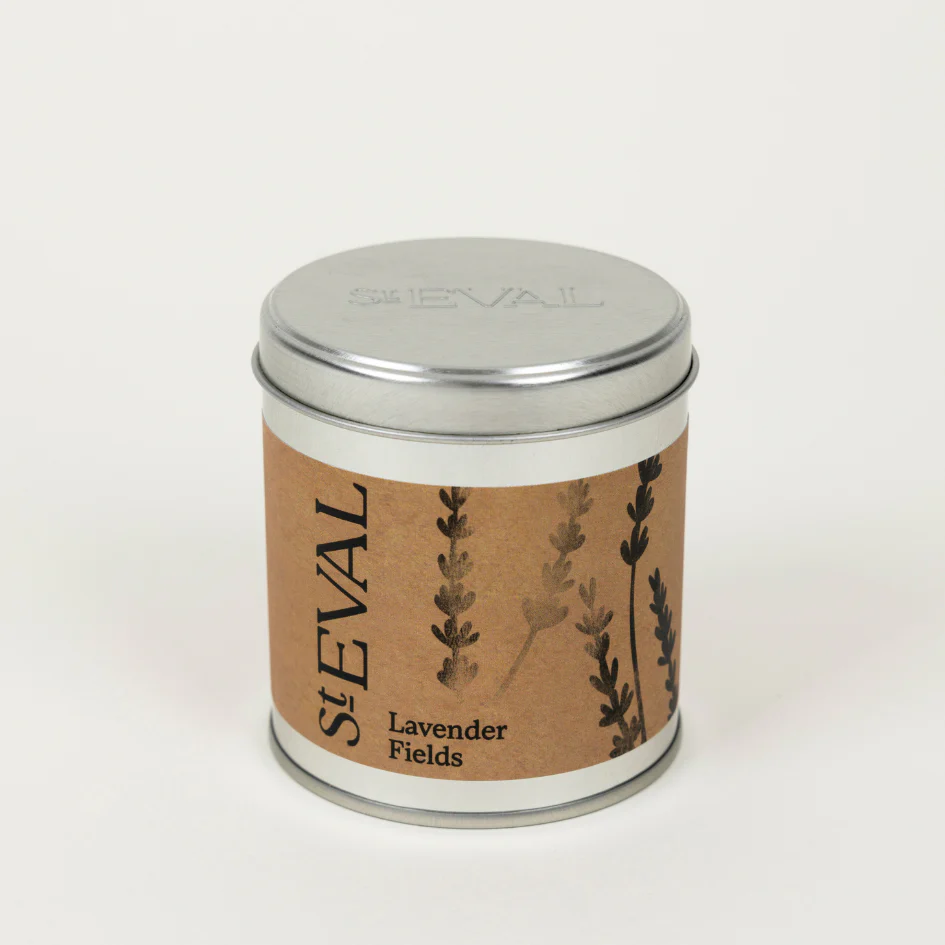 St Eval Lavender Fields Scented Tin Candle - Image 3