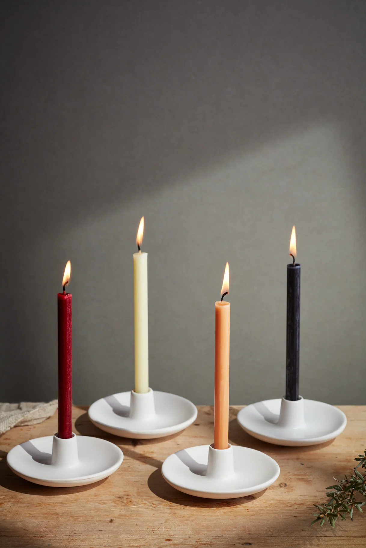 St Eval Mini Fragranced Dinner Candle, Figgy Pudding (Pack Of 6 ) - Image 5