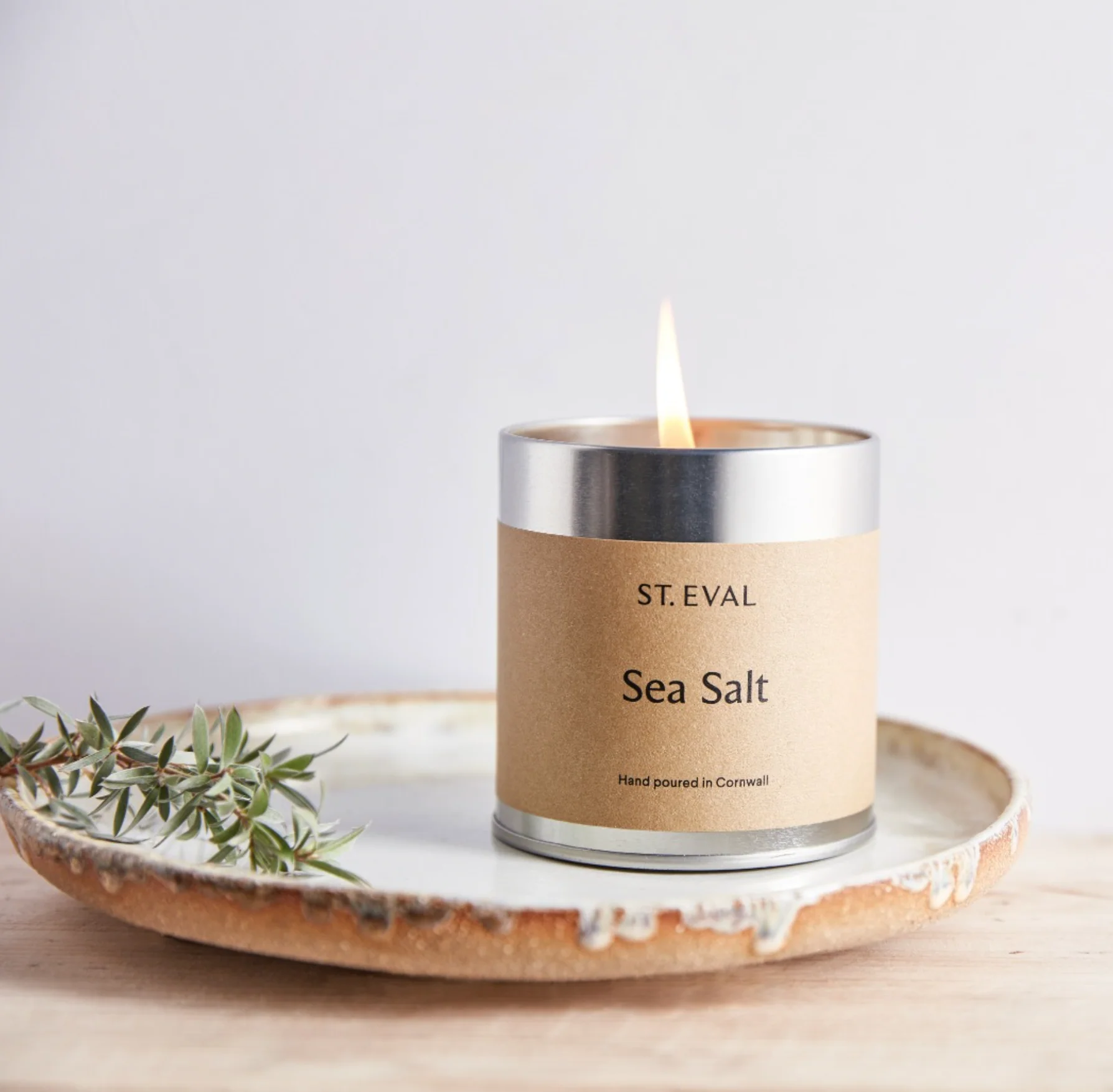 St Eval Sea Salt Scented Tin Candle - Image 3