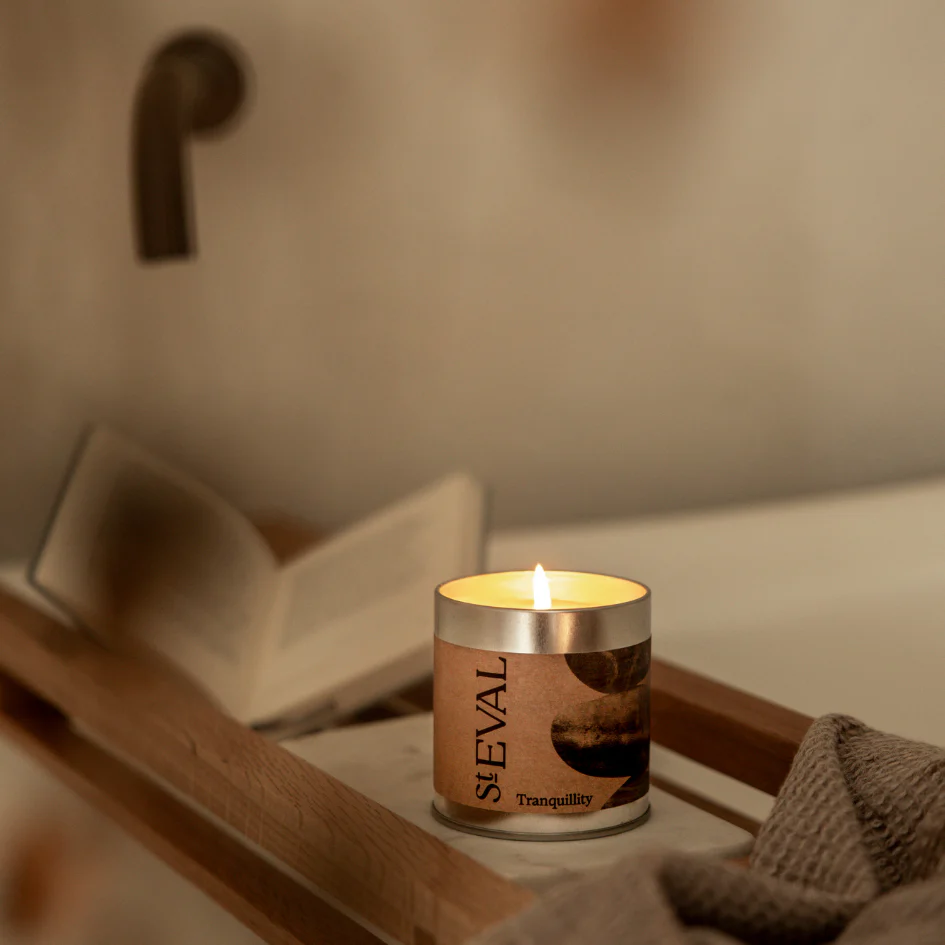 St Eval Tranquillity Scented Tin Candle - Image 2