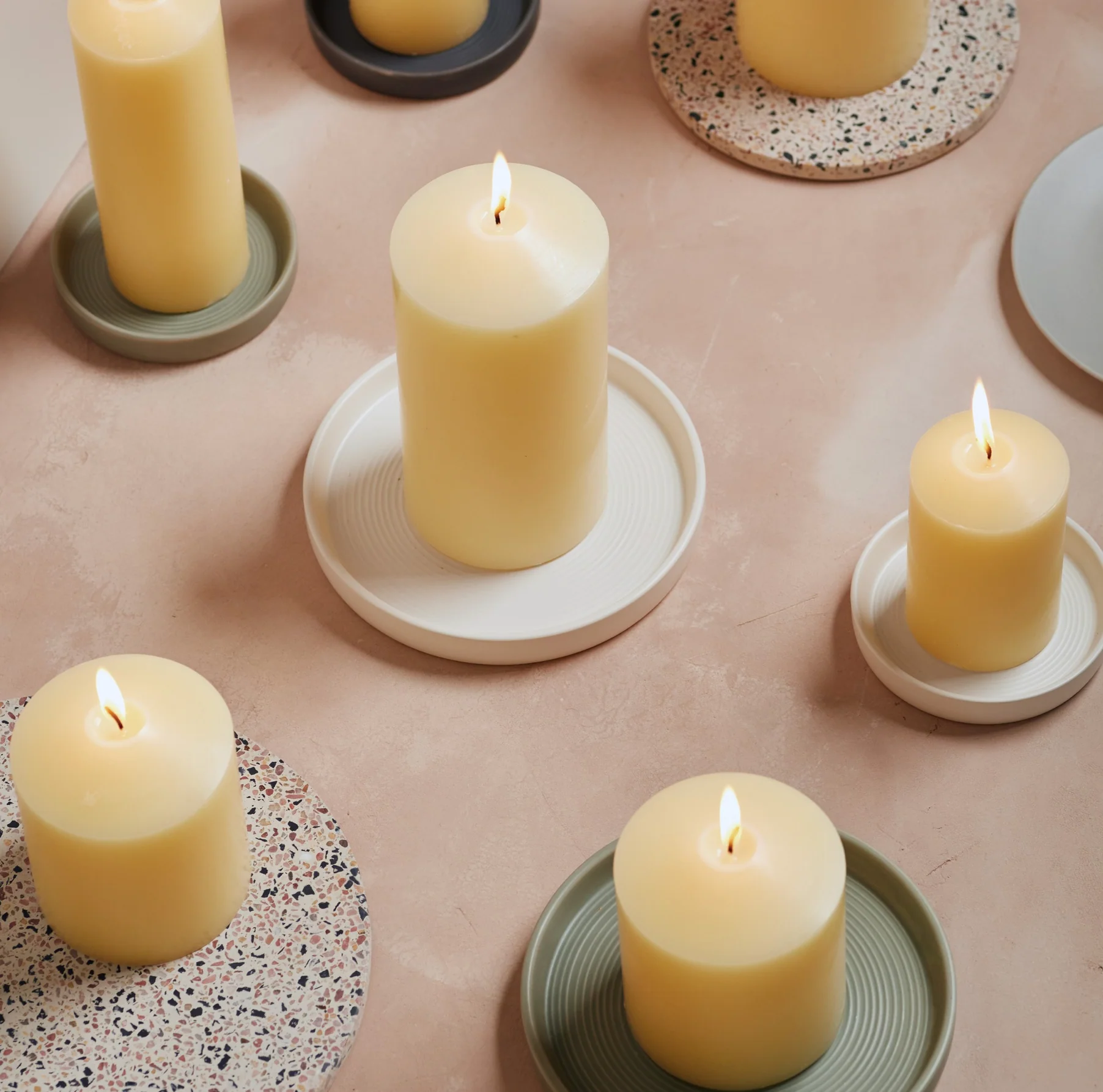St Eval Unscented Church Mini Pillar Candle, Ivory 4 X 6 CM - Image 4
