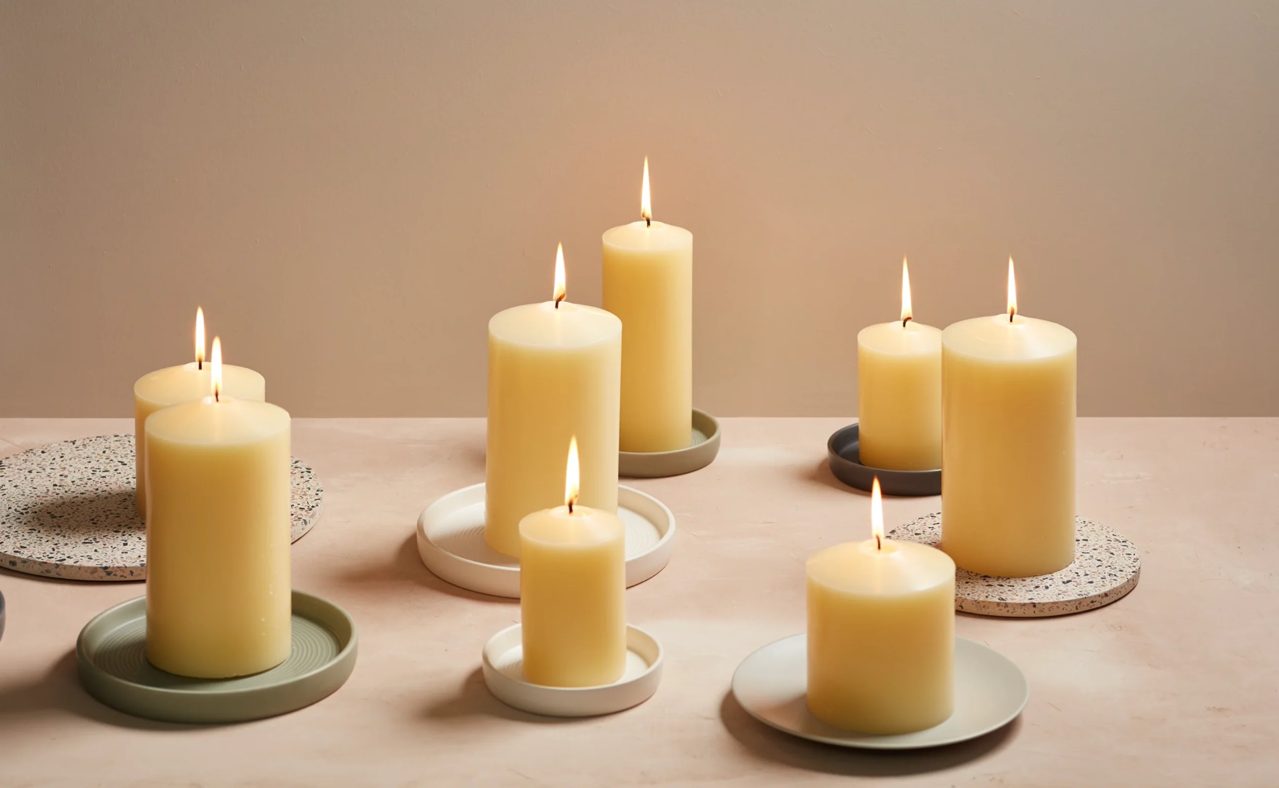 St Eval Unscented Church Pillar Candle, Ivory 8 X 20 CM - Image 5