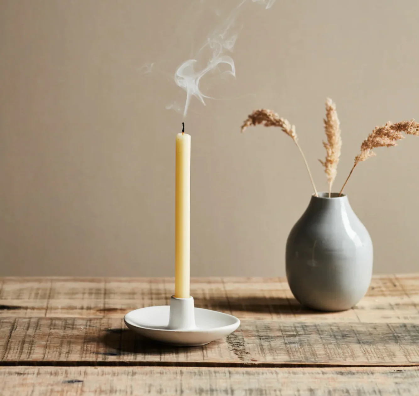 St Eval Unscented Dinner Candle, Ivory (Pack Of 6) - Image 3