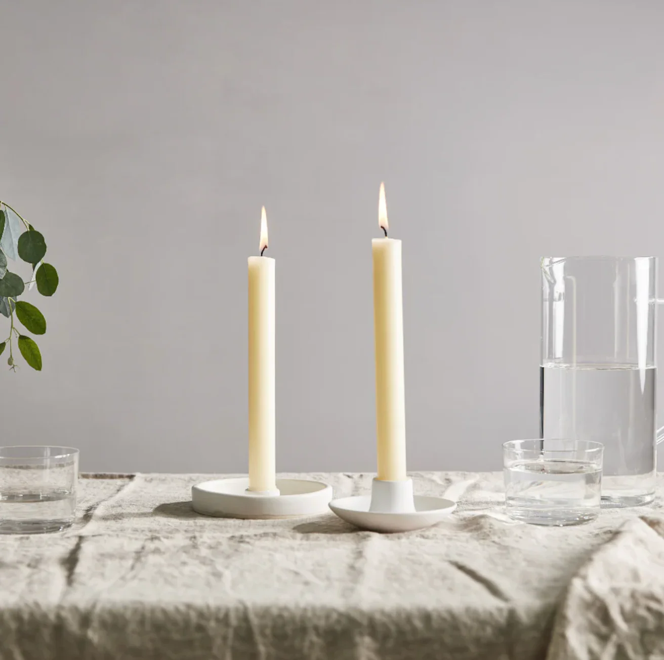 St Eval Unscented Dinner Candle, Ivory (Pack Of 6) - Image 4