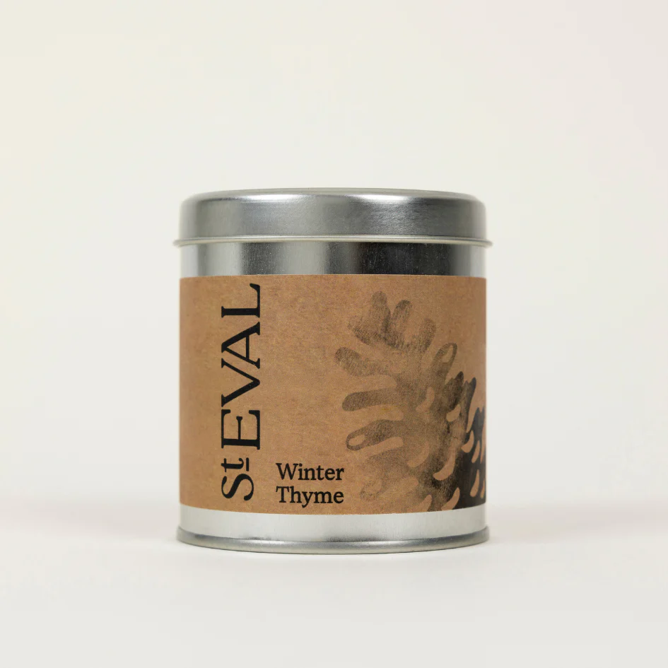 St Eval Winter Thyme Scented Tin Candle