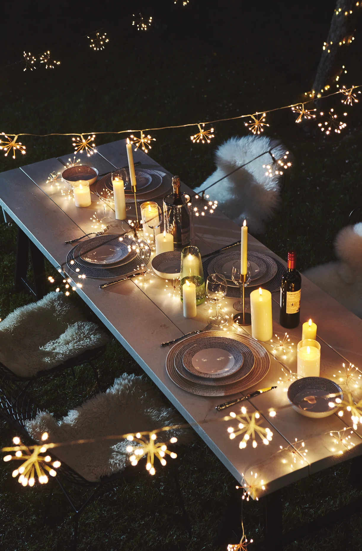 Starbursts Chain  LED Fairy Lights, ( Mains Powered ) - Image 13