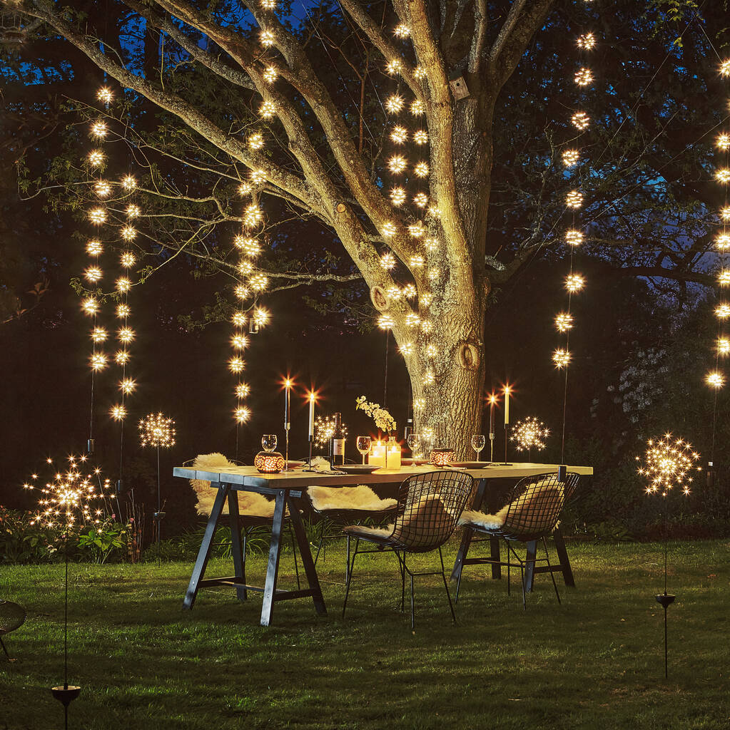 Starbursts Chain  LED Fairy Lights, ( Mains Powered ) - Image 14