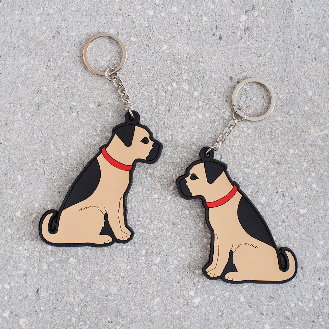 Sweet William Border Terrier Keyring - Image 2