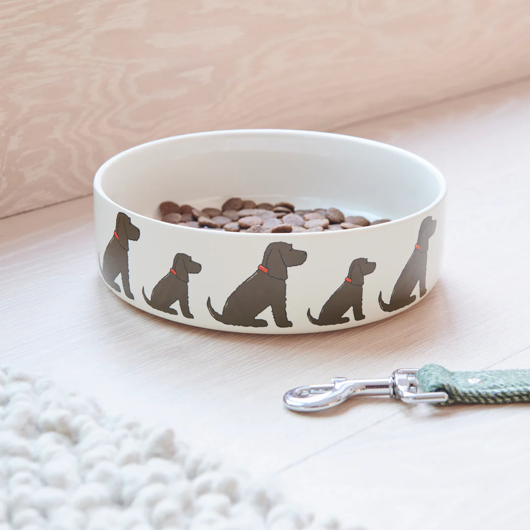 Sweet William Ceramic Dog Bowl, Cockapoo (Chocolate) - Image 2
