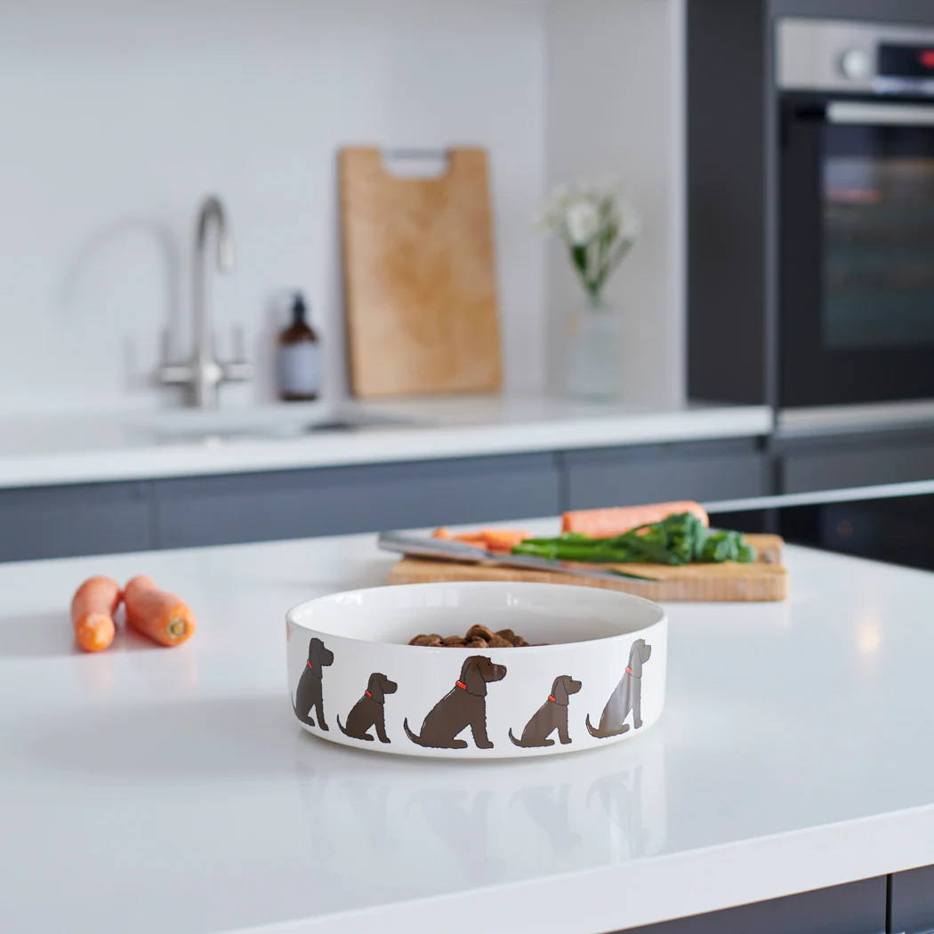 Sweet William Ceramic Dog Bowl, Cockapoo (Chocolate) - Image 3