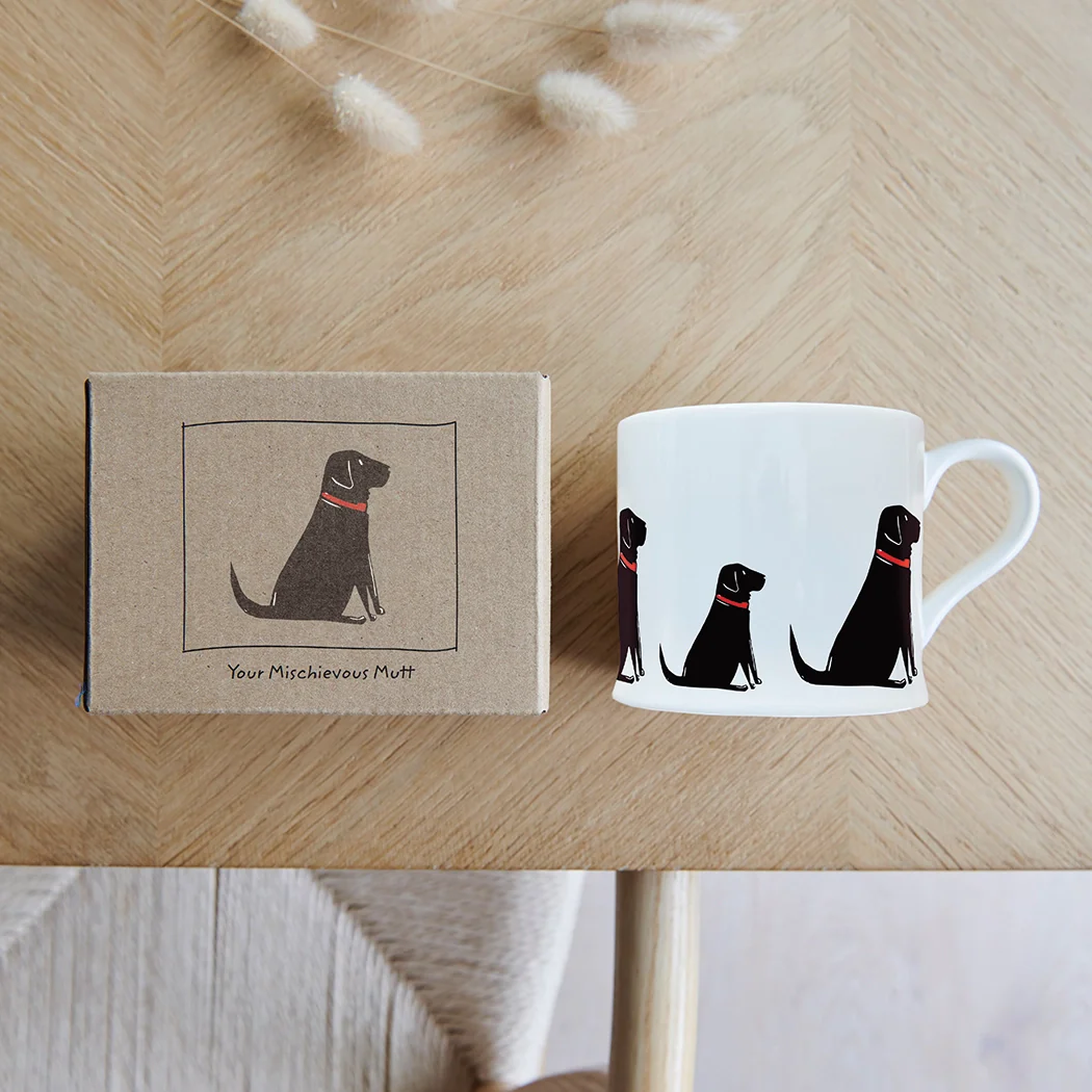 Sweet William Ceramic Mug, Black Labrador - Image 7