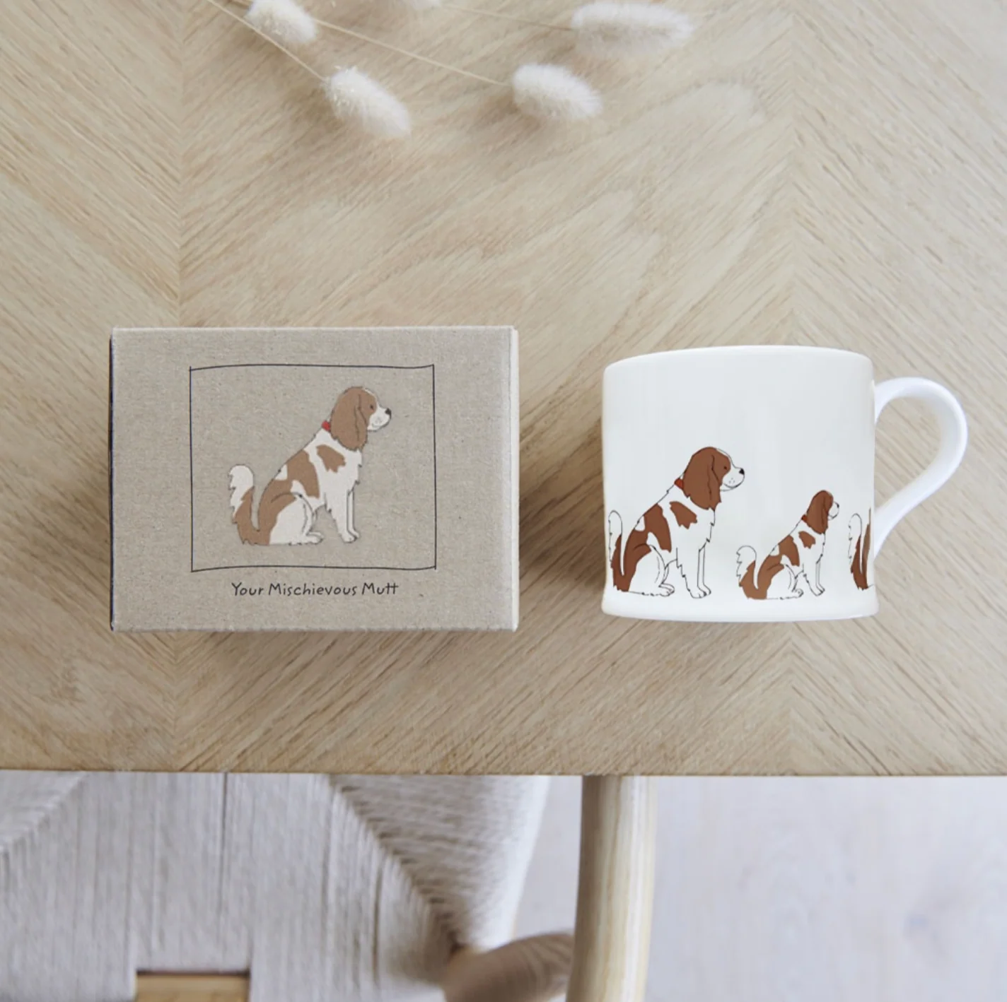 Sweet William Ceramic Mug, King Charles Spaniel - Image 4