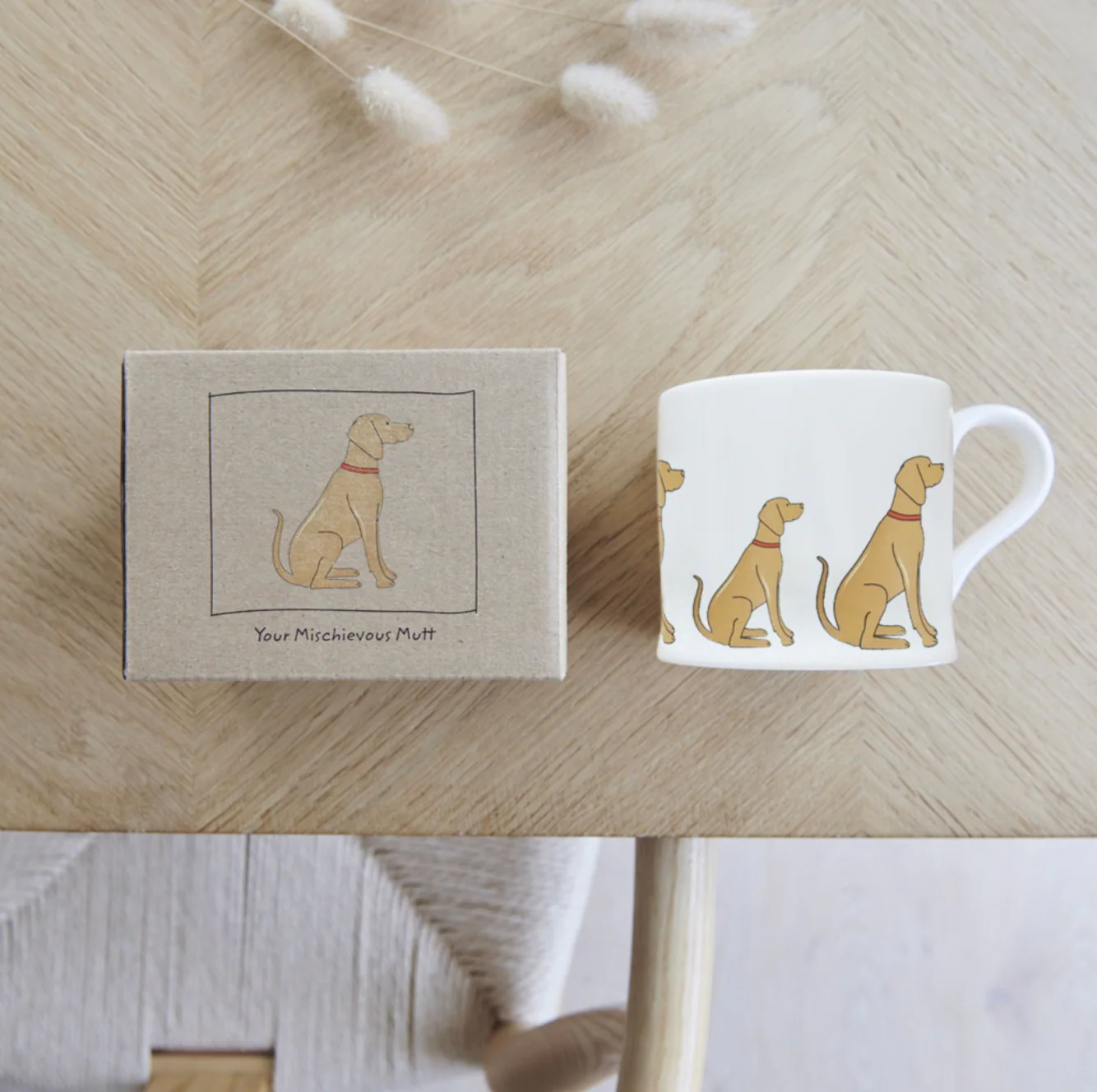 Sweet William Ceramic Mug, Vizsla - Image 6