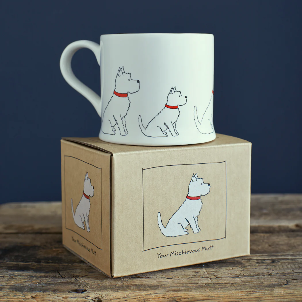 Sweet William Ceramic Mug, Westie - Image 2