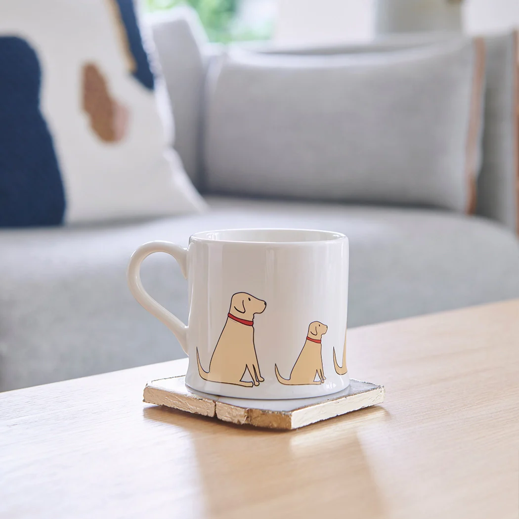 Sweet William Ceramic Mug, Yellow Labrador - Image 2
