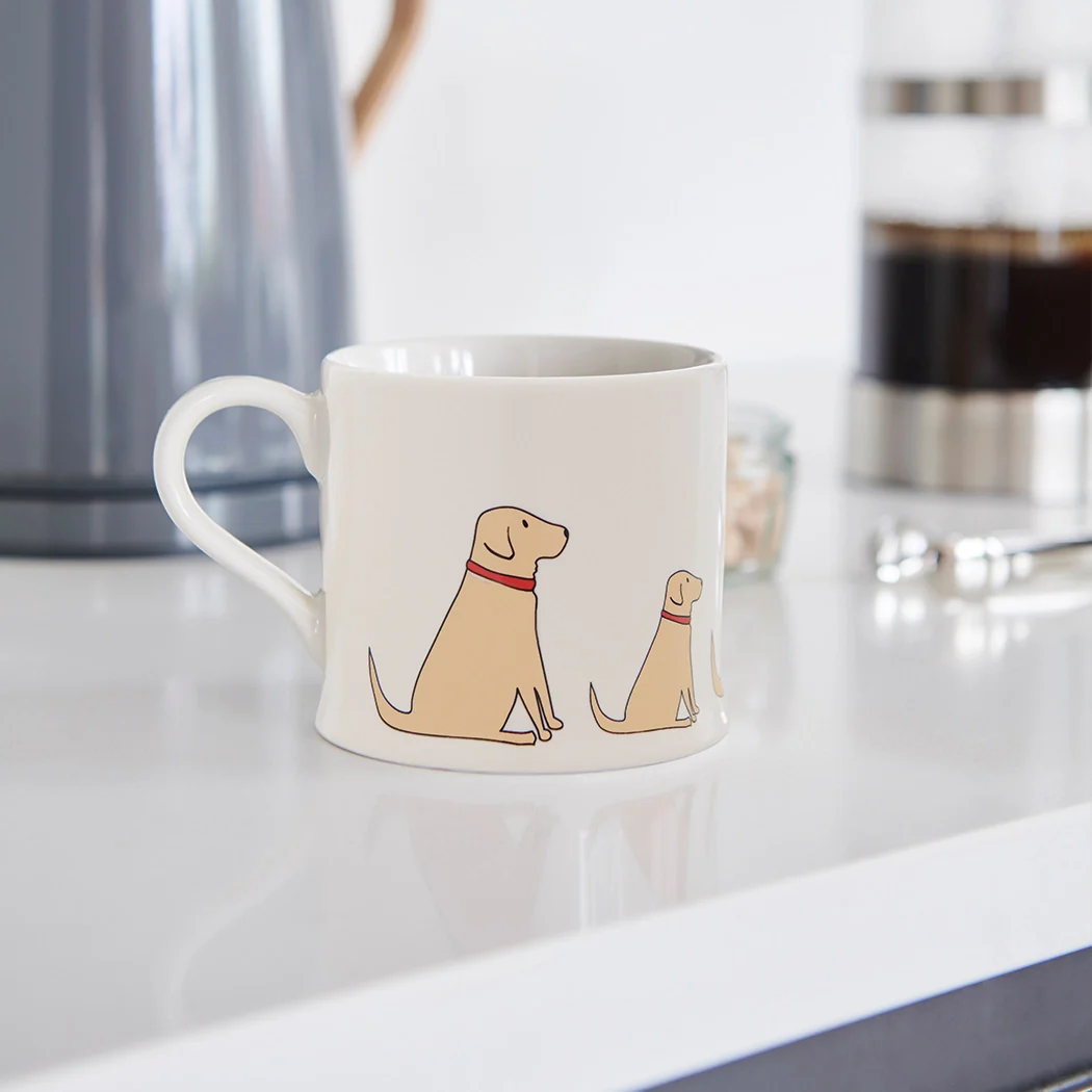 Sweet William Ceramic Mug, Yellow Labrador - Image 3