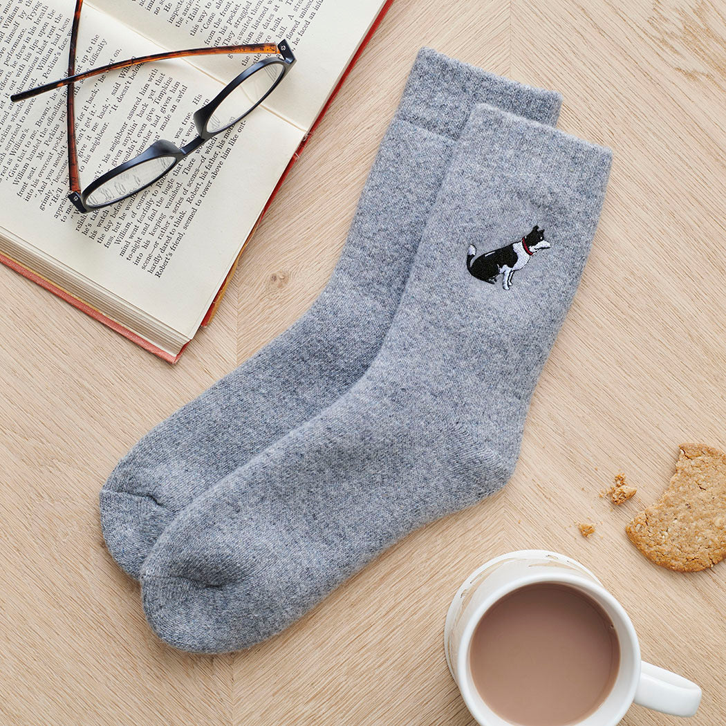 Sweet William Dog Walker Socks, Border Collie - Image 2