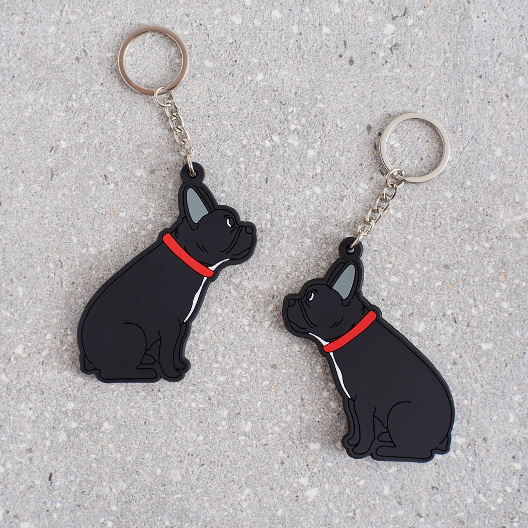 Sweet William French Bulldog Keyring - Image 2