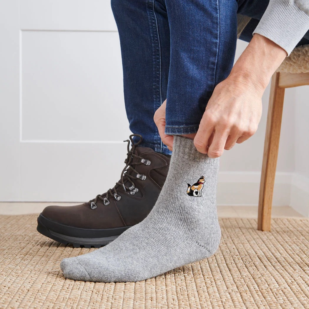Sweet William Tortoiseshell Cat Wool Socks - Image 4
