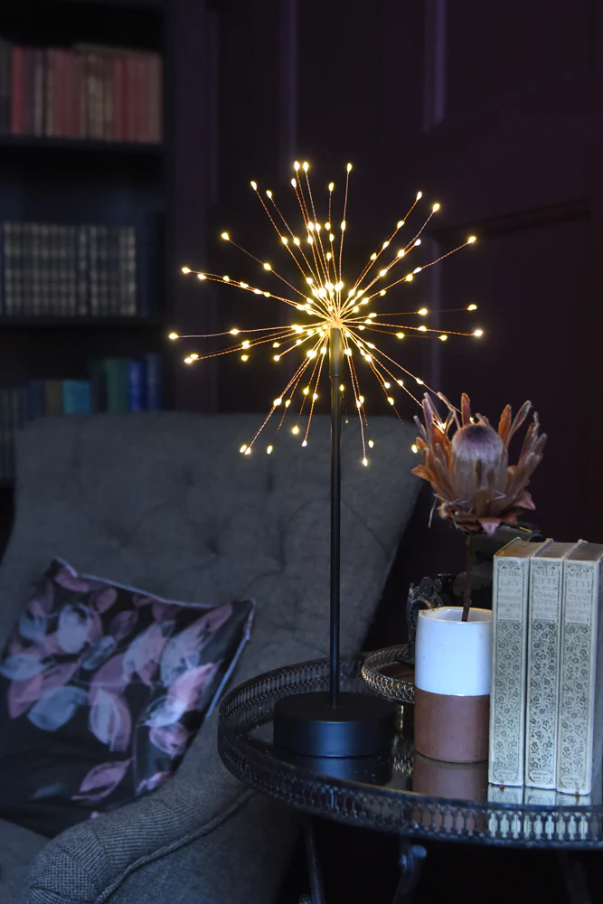 Table Starburst LED Fairy Light, Black - Image 2