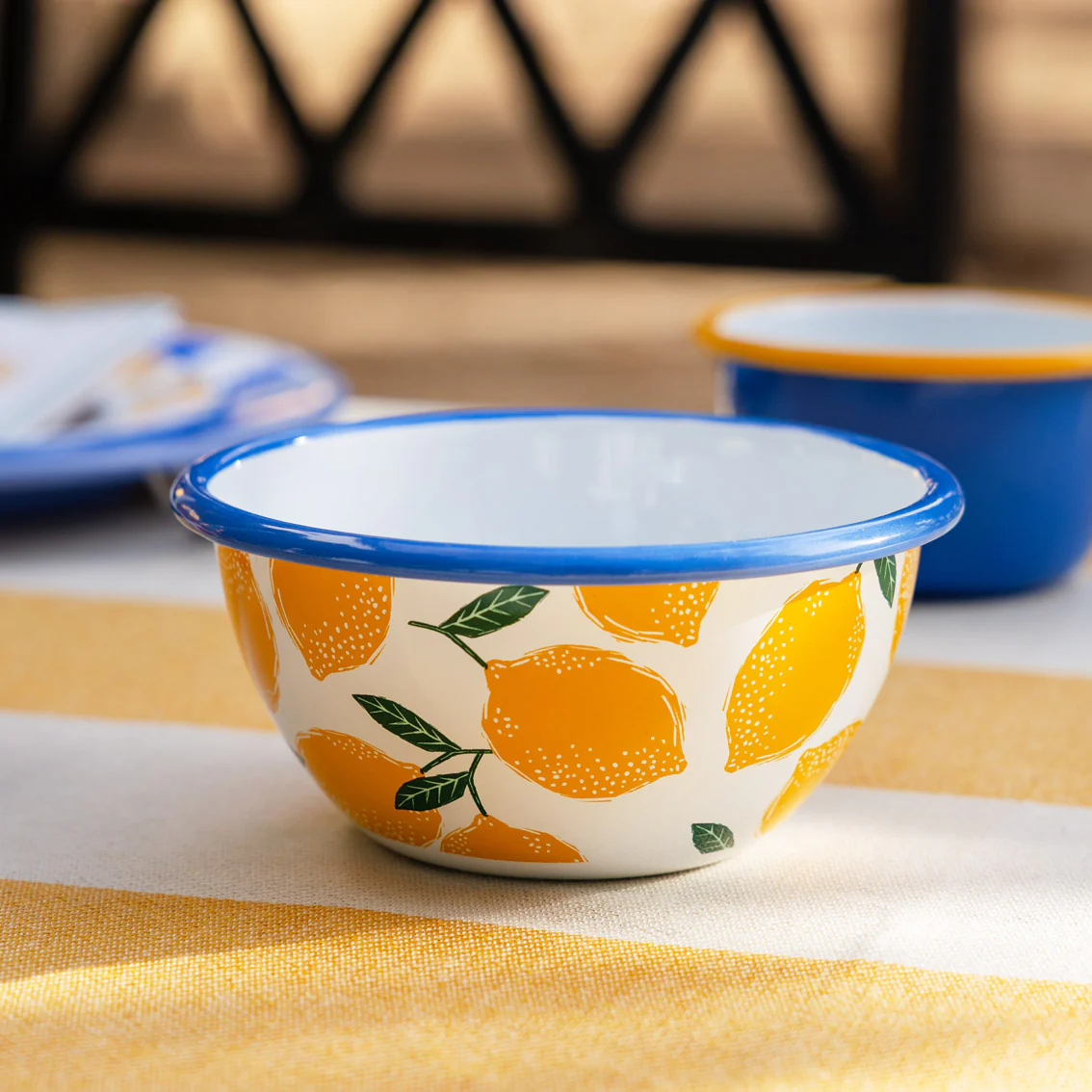 Talking Tables Bon Appetit Enamel Lemon Bowl (12 CM) - Image 3