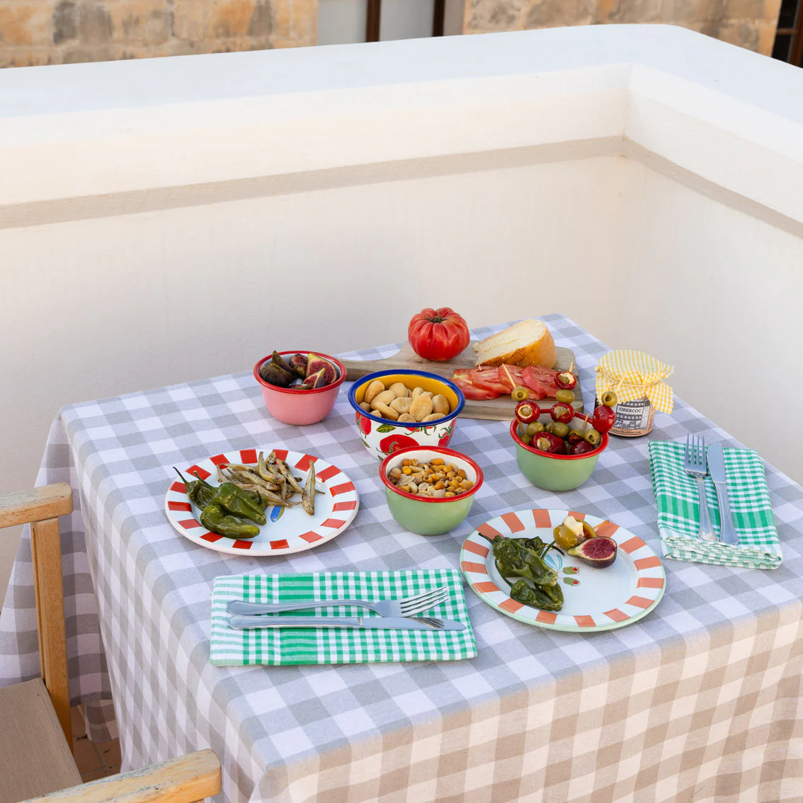 Talking Tables Bon Appetit Olive Enamel Side Plate, (20CM) - Image 4