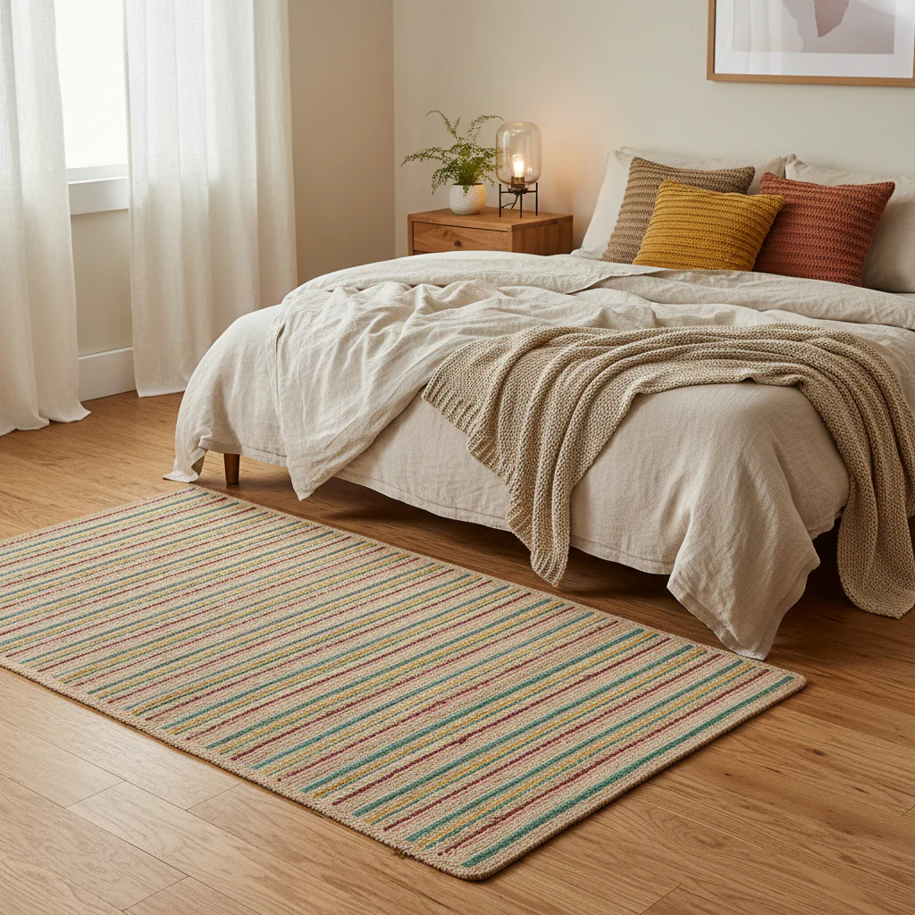The Braided Rug Company Ikat Rectangle Jute Rug - Image 6