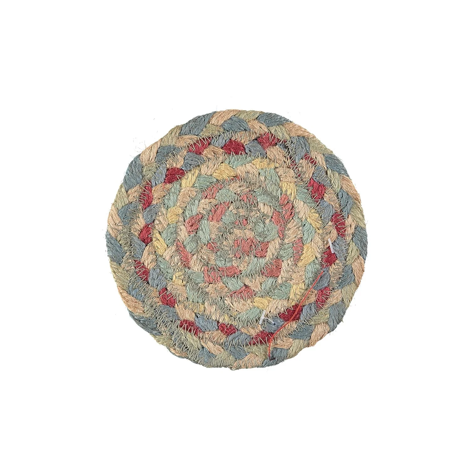 The Braided Rug Company Jute Coasters, Pampas (Set Of 6)