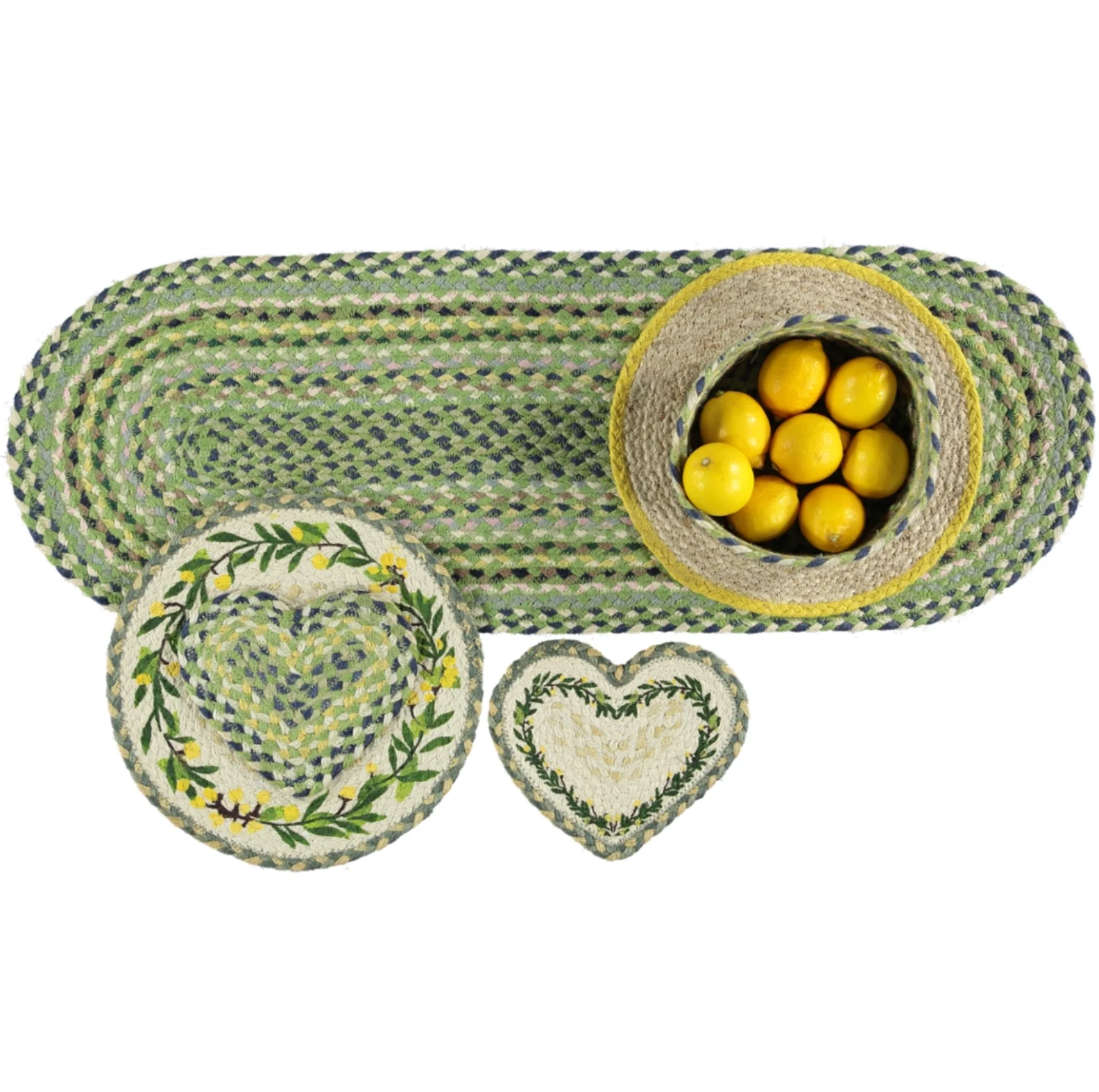 The Braided Rug Company Jute Placemats, Mimosa ( Set Of 6 ) - Image 6