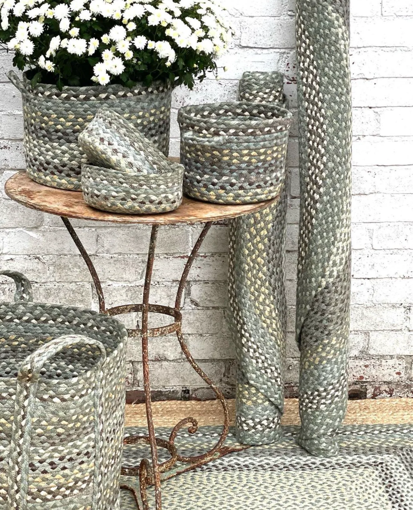 The Braided Rug Company Oval Jute Rug, Seaspray - Image 3
