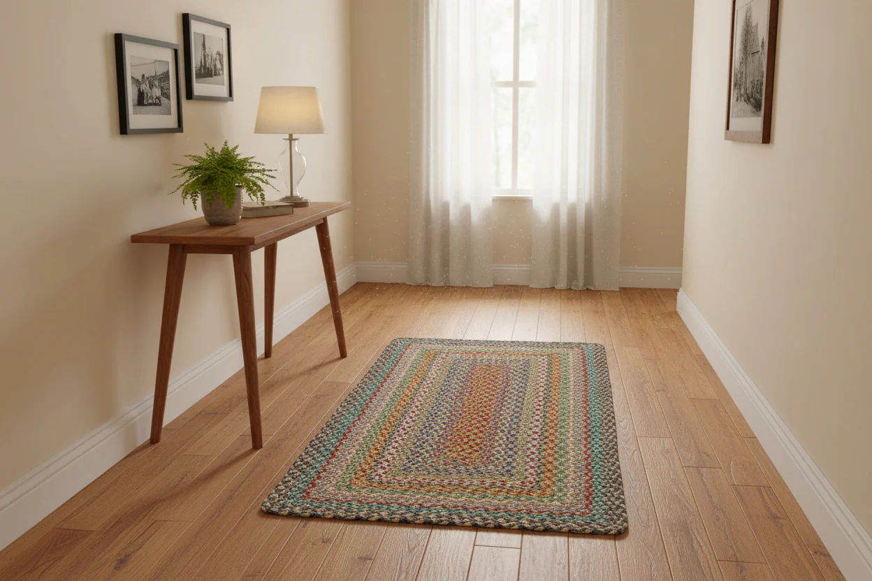 The Braided Rug Company Rectangle Jute Rug, Carnival - Image 2
