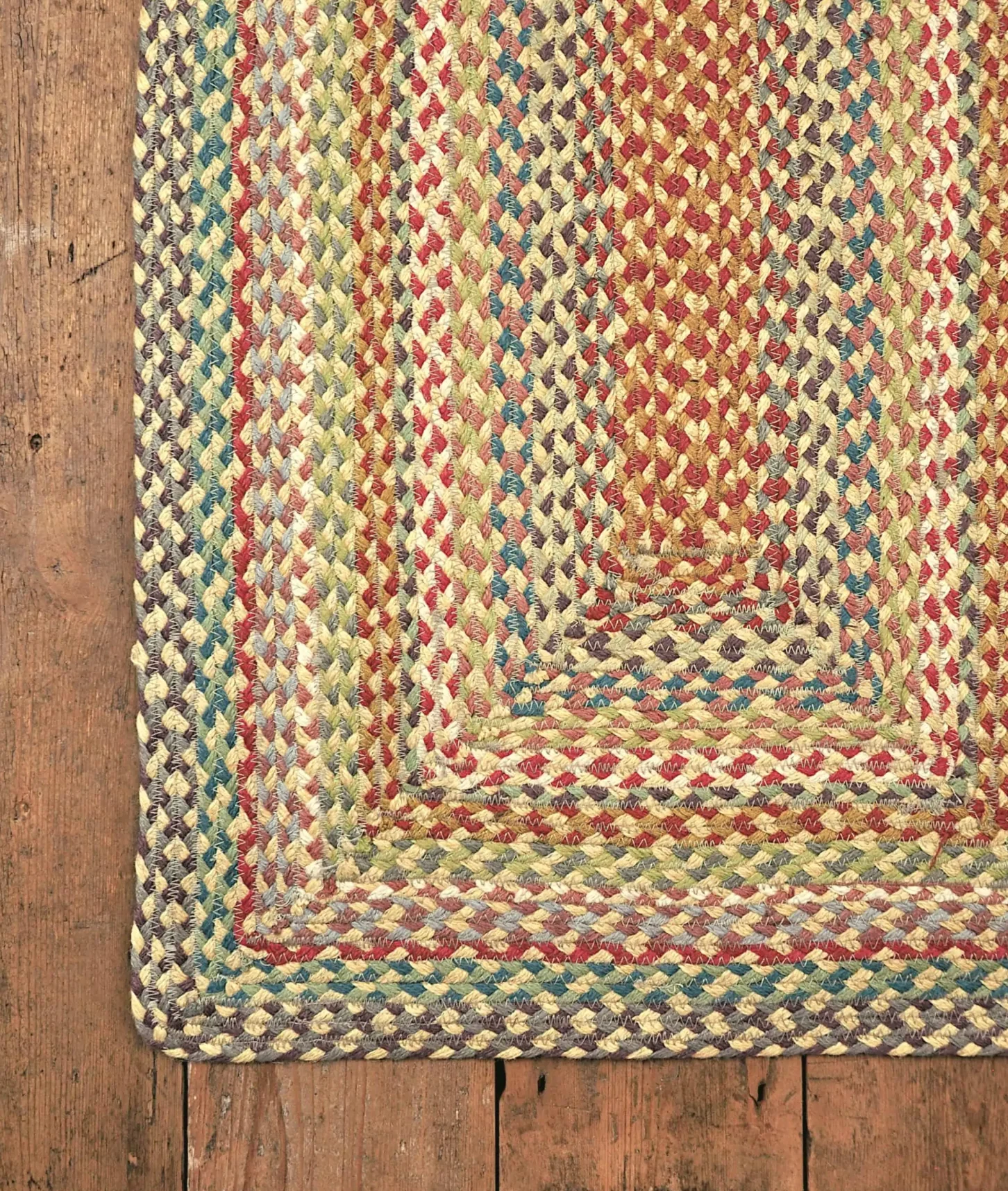 The Braided Rug Company Rectangle Jute Rug, Carnival - Image 5