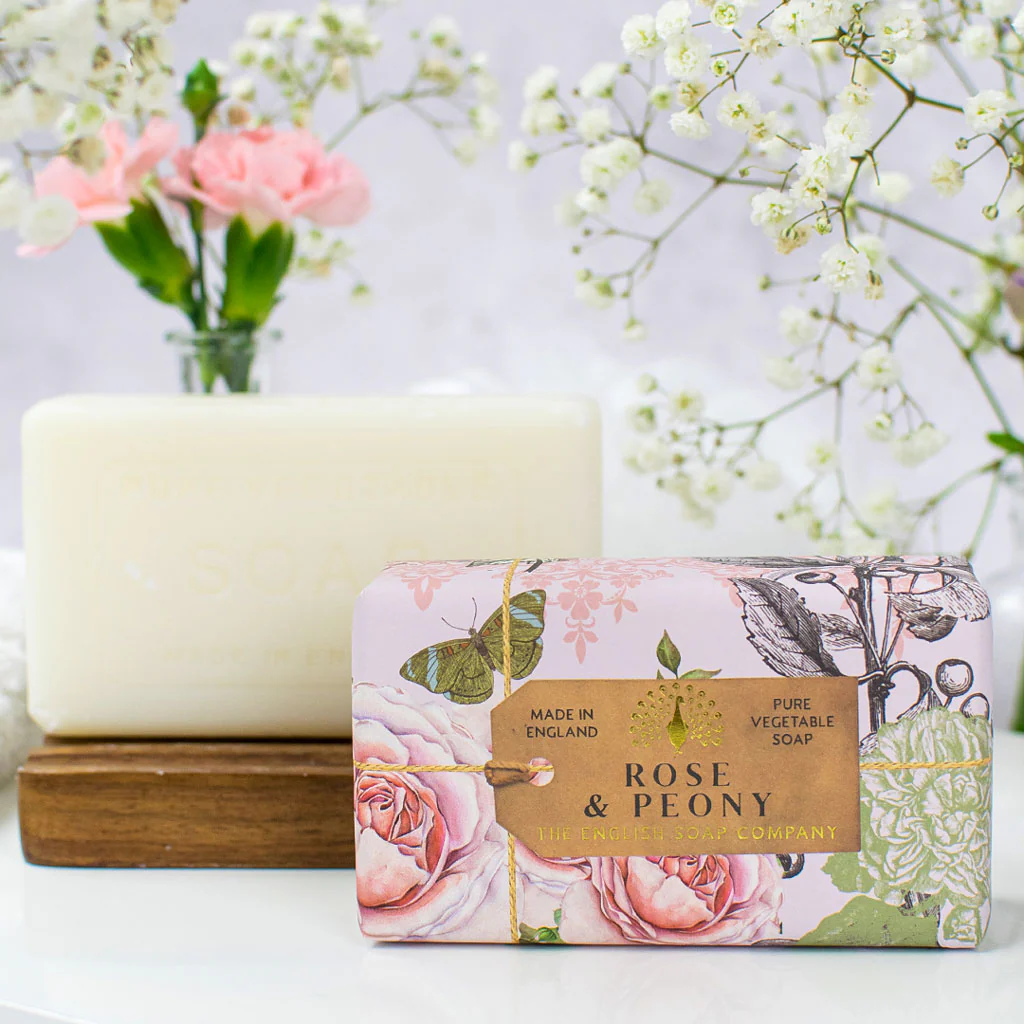 The English Soap Company Anniversary, Rose & Peony Soap - Image 2