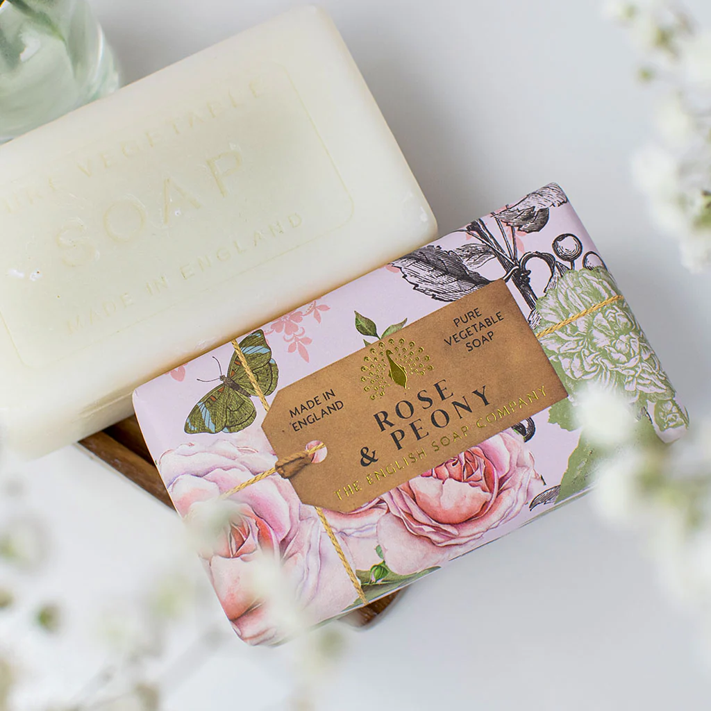 The English Soap Company Anniversary, Rose & Peony Soap - Image 3