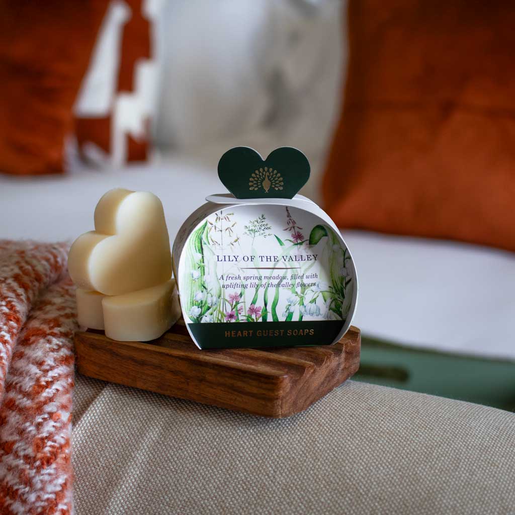 The English Soap Company Heritage Collection , Lily Of The Valley Mini Heart Soaps - Image 4