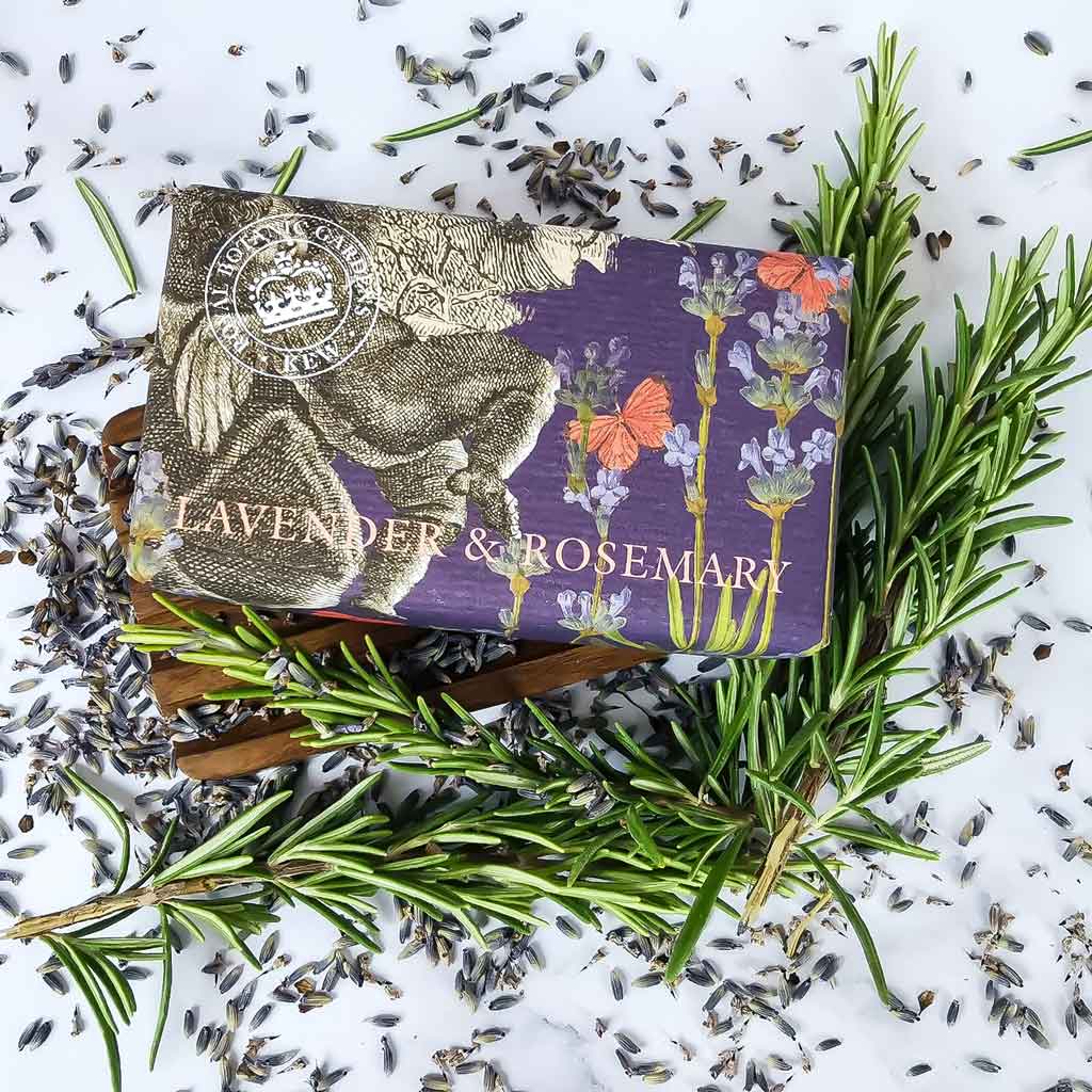 The English Soap Company Kew Gardens, Lavender And Rosemary Soap - Image 4