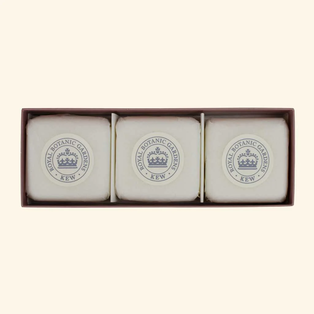 The English Soap Company Kew Gardens, Magnolia & Pear Triple Soap Gift Box - Image 2