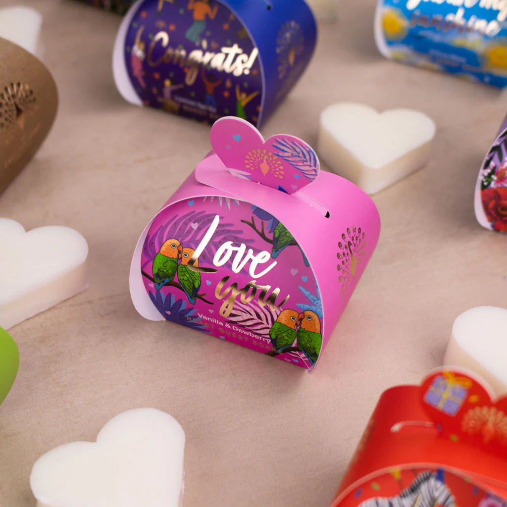 The English Soap Company Occasion, Mini Heart Soaps, Love You - Image 3