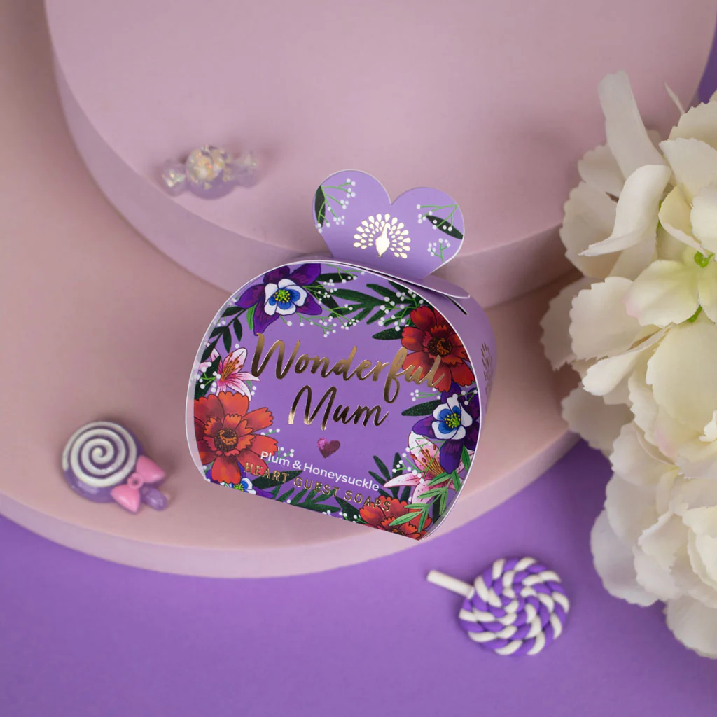 The English Soap Company Occasion, Mini Heart Soaps, Wonderful Mum - Image 4