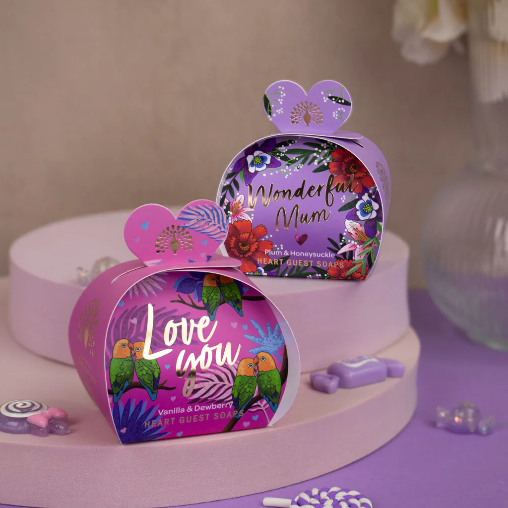 The English Soap Company Occasion, Mini Heart Soaps, Wonderful Mum - Image 7