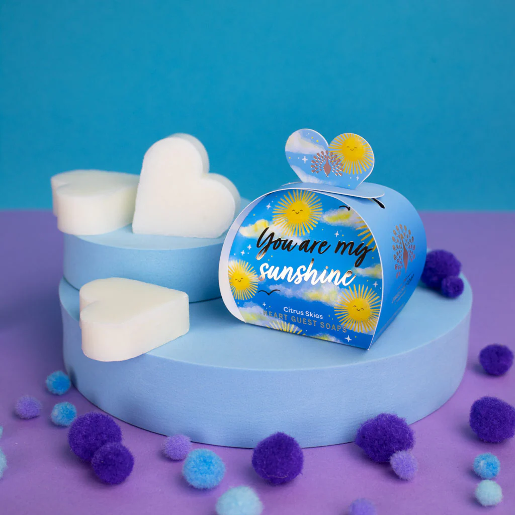 The English Soap Company Occasion, Mini Heart Soaps You Are My Sunshine - Image 2